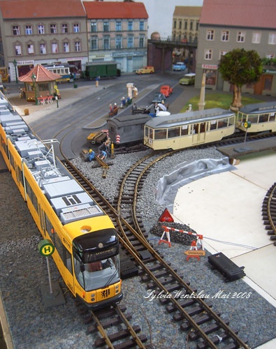 Modellbahnausstellung altes Straßenbahndepot Schkeuditz