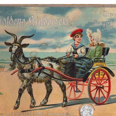 Goldene Kinderzeit - ein Legespiel von 1900