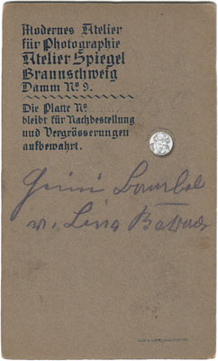 Carte de Visite, um 1900