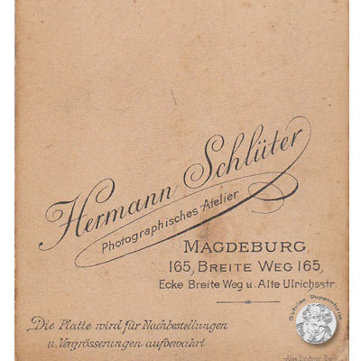 Carte de Visite, um 1900