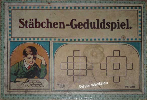 Stäbchen-Geduldsspiel (Vorkrieg), Nr. 2235 von W&S B.