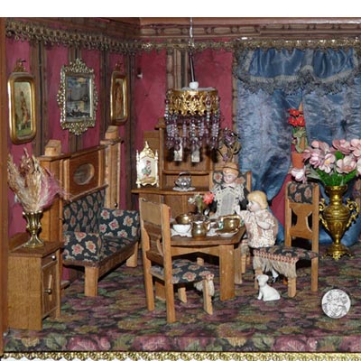 Salon in meiner antiken Gründerzeitstube