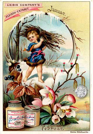 Liebig-Sammelbilder Serie Jahresreigen von 1894