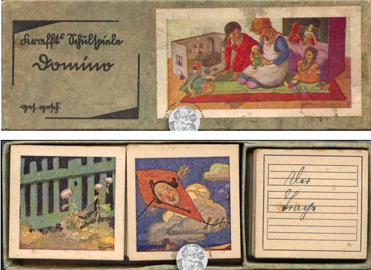 Krafft´s Schulspiel Domino von 1920/25