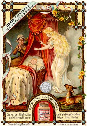 Liebig-Serie Nr. 423, Brüderchen und Schwesterchen, erschienen 1899