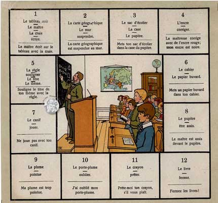 Frage- und Lottospiel, um 1900