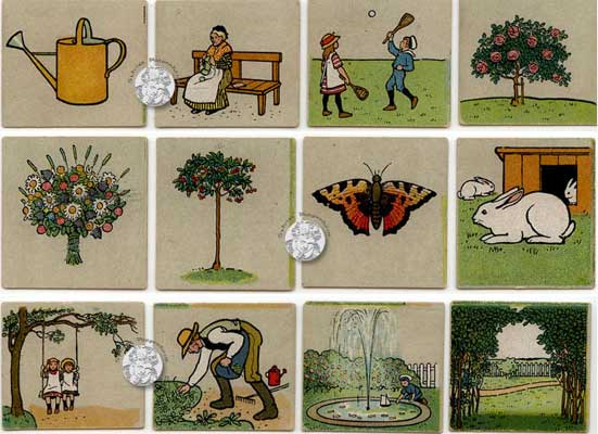 Frage- und Lottospiel, um 1900