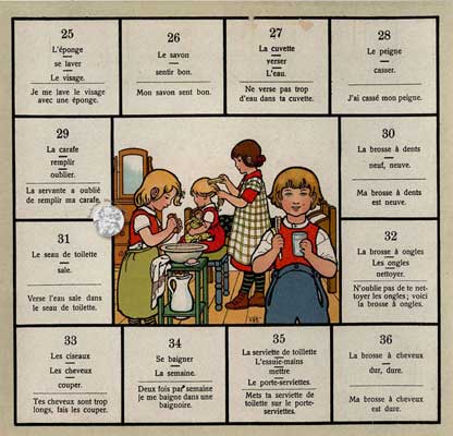 Frage- und Lottospiel, um 1900