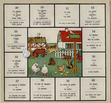 Frage- und Lottospiel, um 1900
