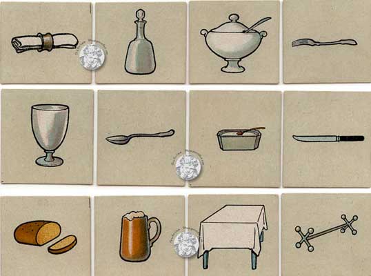 Frage- und Lottospiel, um 1900