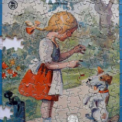 Pki-Pik - das neue Zusammensetz-Spiel von um 1900