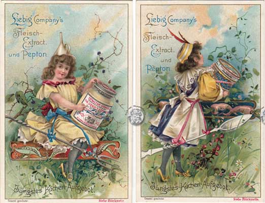 Liebig Serie Arnold 402/S. 551, Jüngstes Küchen-Aufgebot, 1898