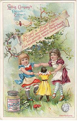 Liebig Serie Arnold 404/S. 571, Kinderreime III, 1898