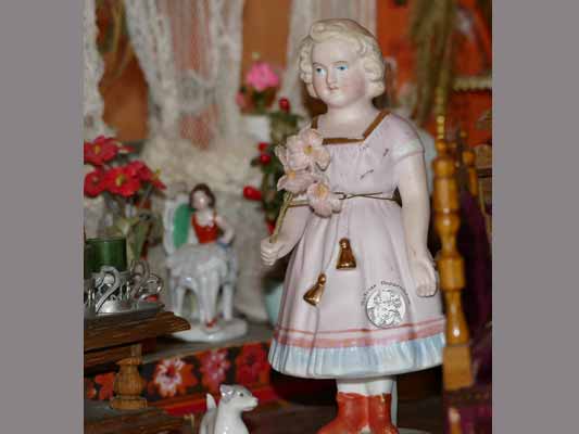 antike Wackelfigur um 1900/1910