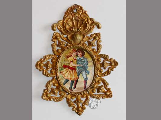 Jugendstil-Puppenstube mit Erker