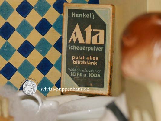 antike Puppenküche, Gehäuse Gebrüder Bing Nürnberg