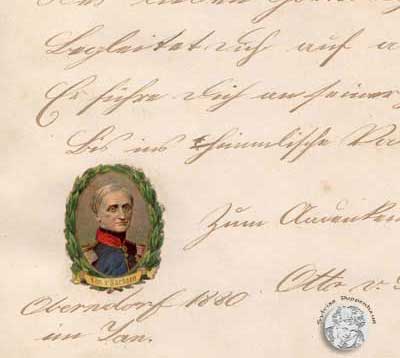 antikes Poesielalbum von 1879 - 1889