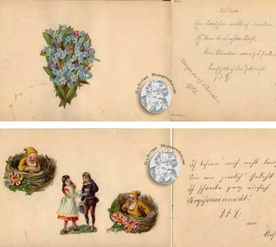 antikes Poesielalbum von 1900