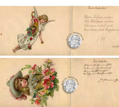 antikes Poesielalbum von 1900