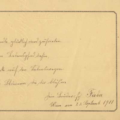 antikes Poesielalbum von 1907 - 1920