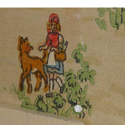 antike Puppenstube aus den 30er Jahren