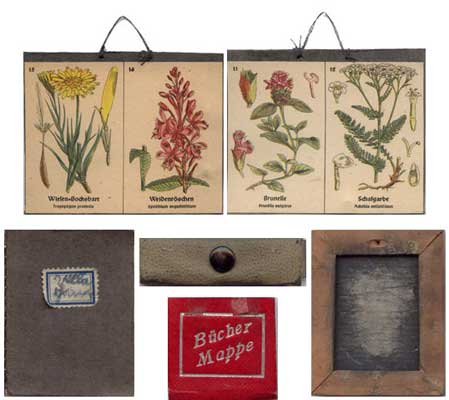 antike Puppenschule aus den 30er Jahren