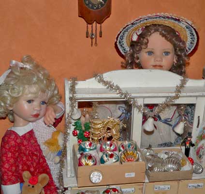 antiker Jugendstil-Standkaufladen- Bild 1