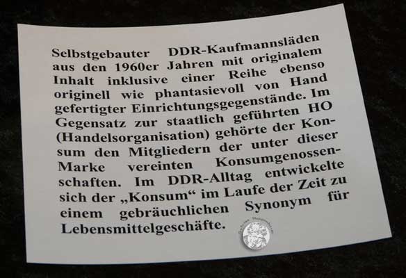 Selbstgebauter DDR-Kaufmannsladen