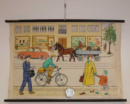 Rollbild für die Schule - DDR