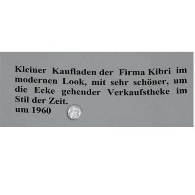 Firma Kibri, um 1960