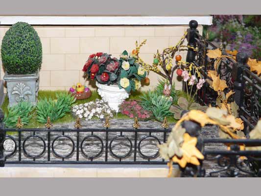 Der Garten vom Burghley Basement