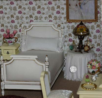 Das Schlafzimmer im Burghley Basement