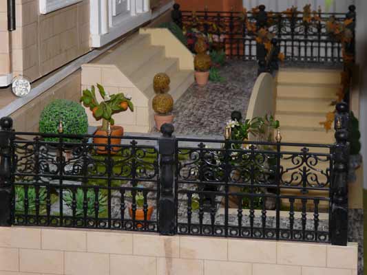 Der Garten vom Burghley Basement