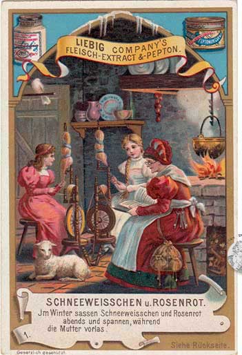 Liebig-Serie Schneeweisschen und Rosenrot