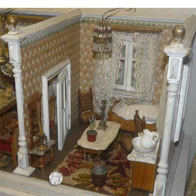 Erzgebirgische Puppenstube um 1890, individuelle Anfertigung