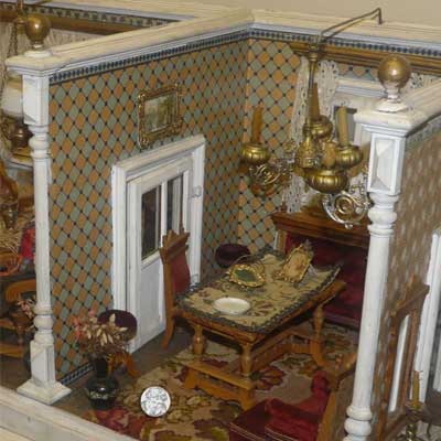 Erzgebirgische Puppenstube um 1890, individuelle Anfertigung