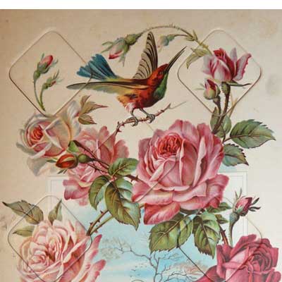 Antikes Lottospiel von um 1900