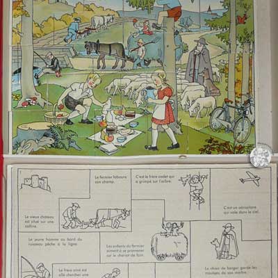 Wir sprechen Französisch, Otto Meier Verlag Ravensburg, um 1900