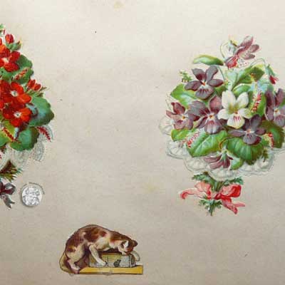 antikes Poesielalbum ab 1878