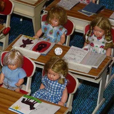 Puppenschule von Modella, um 1969