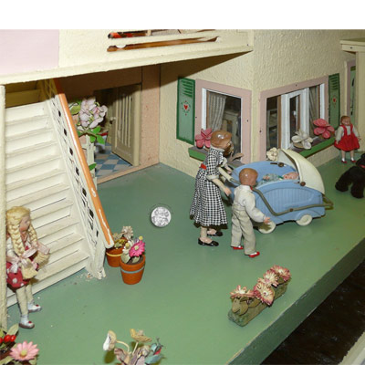 Haus Helga, Holzspielwarenfabrik Albin Schönherr, Niederlauterstein/Erzgebirge, DDR