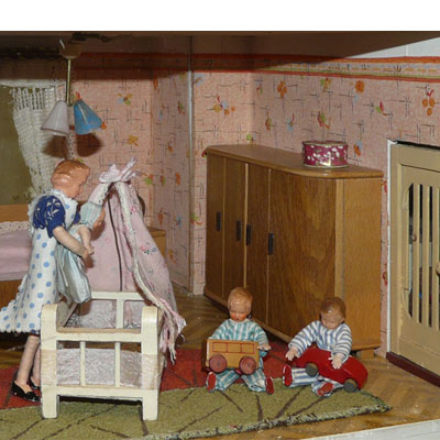 Haus Helga, Holzspielwarenfabrik Albin Schönherr, Niederlauterstein/Erzgebirge, DDR