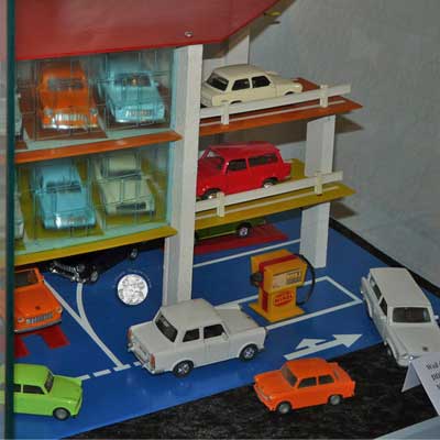 Parkgarage Minol, Kombinat Holzspielwaren VERO Olbernhau, DDR