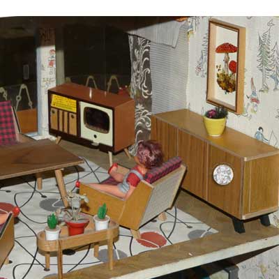 Puppenhaus von Albin Schönherr, DDR