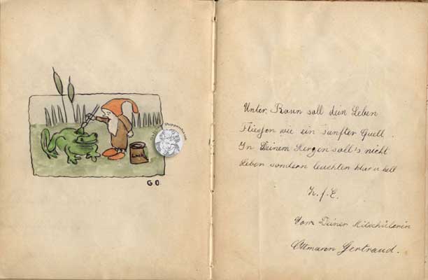 antikes Poesielalbum 20er bis 40er Jahre