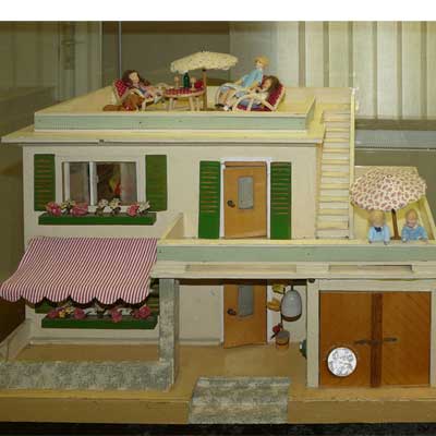 Puppenhaus von Moritz Gottschalk, um 1957, DDR