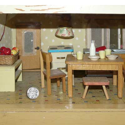 Puppenhaus von Moritz Gottschalk, Puppen von Erna Meyer