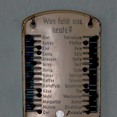 Lehrerwohnung um 1900, Küche, Dorfschule Schloss Blankenhain