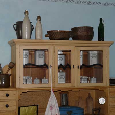 Lehrerwohnung um 1900, Küche, Dorfschule Schloss Blankenhain