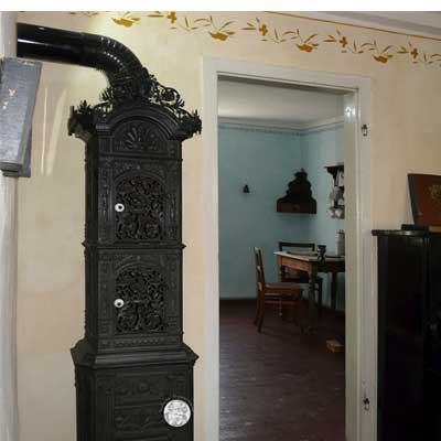 Wohnzimmer Lehrerwohnung um 1900, Dorfschule Schloss Blankenhain